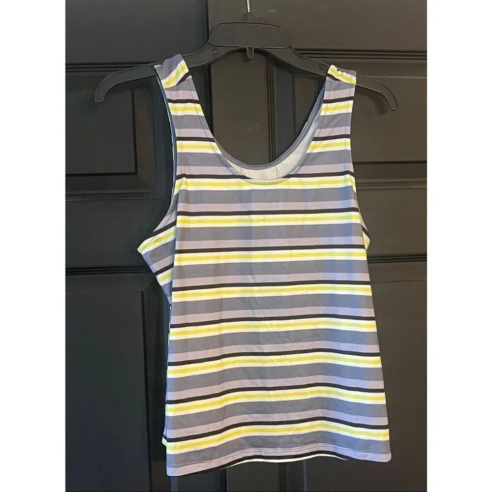 NIC+ZOE Women's Striped Boat Tank - M